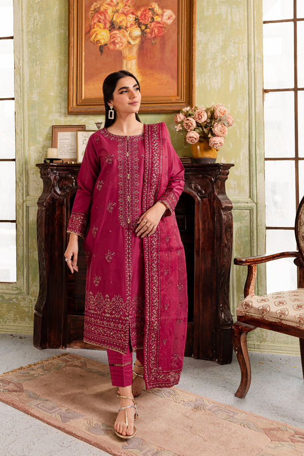 Livid 3Pc - Embroidered Lawn Dress