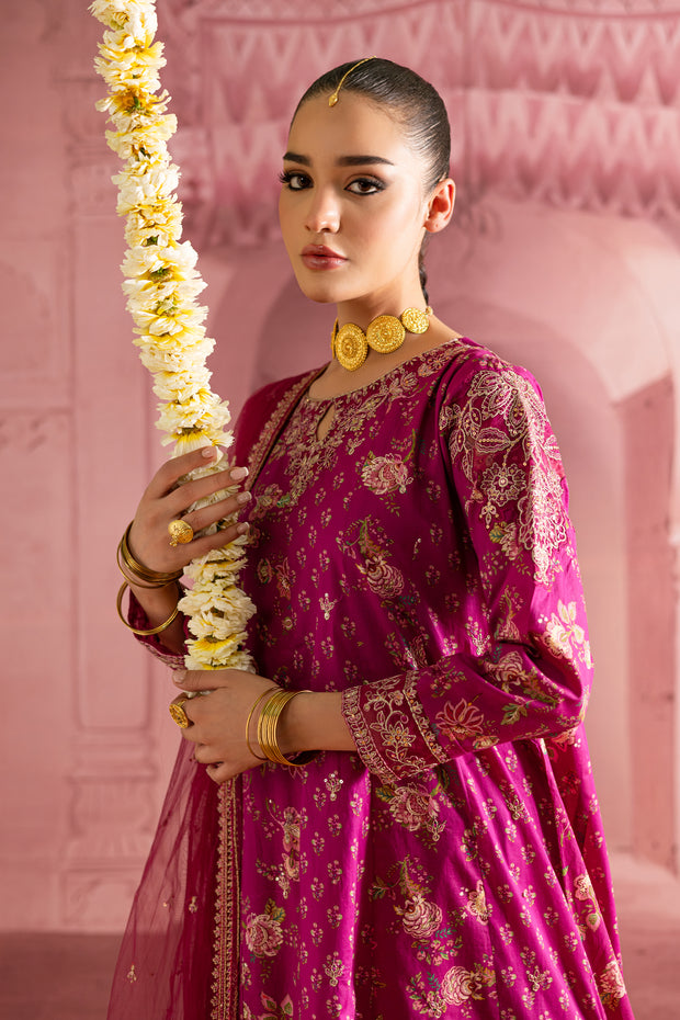 Bahara 3Pc - Printed Lawn Dress