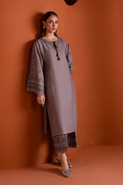Two piece Crossword khaddar set combining intricate embroidery and refined craftsmanship. Ready to wear Pakistani South Asian affordable
