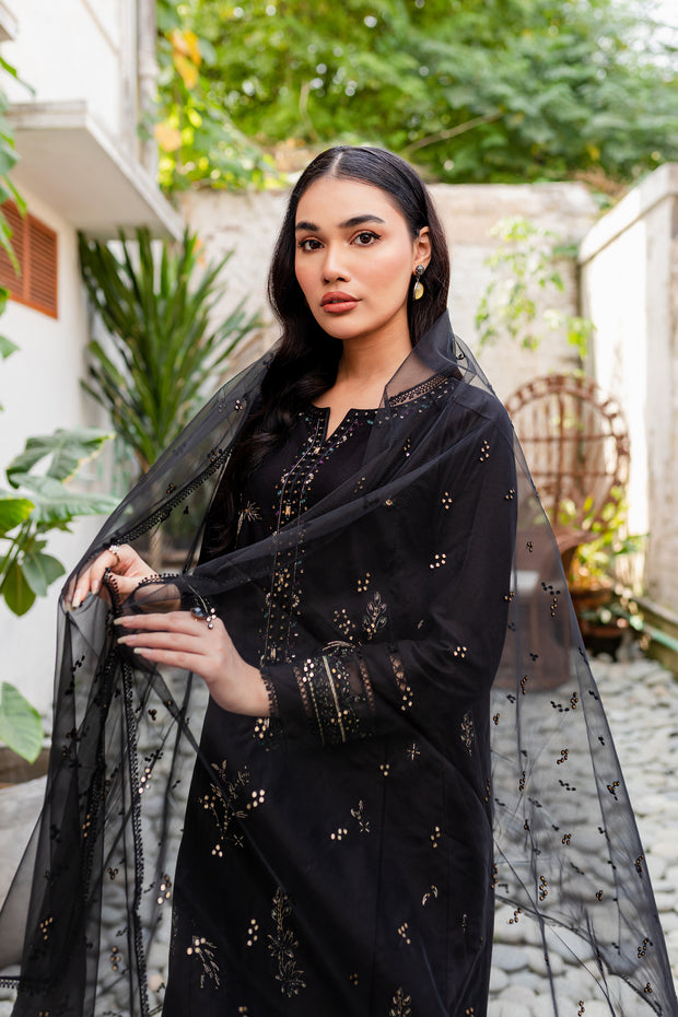 Nairobi 3Pc - Embroidered Karandi Dress