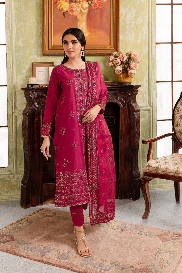 Livid 3Pc - Embroidered Lawn Dress