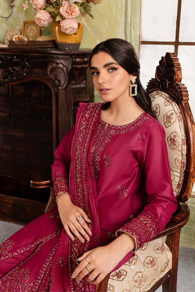 Livid 3Pc - Embroidered Lawn Dress