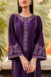 Nobara 2Pc - Embroidered Karandi Dress