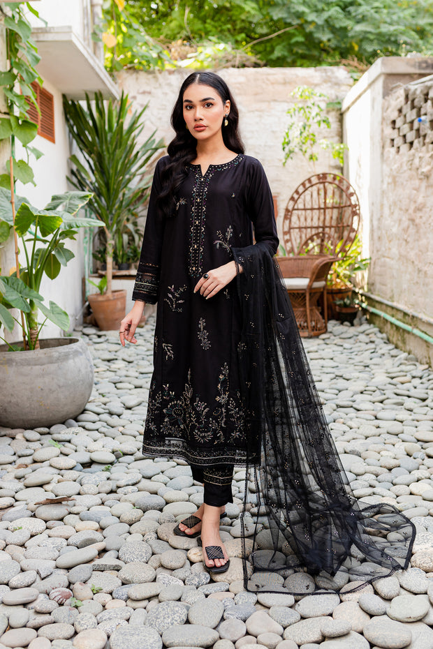 Nairobi 3Pc - Embroidered Karandi Dress