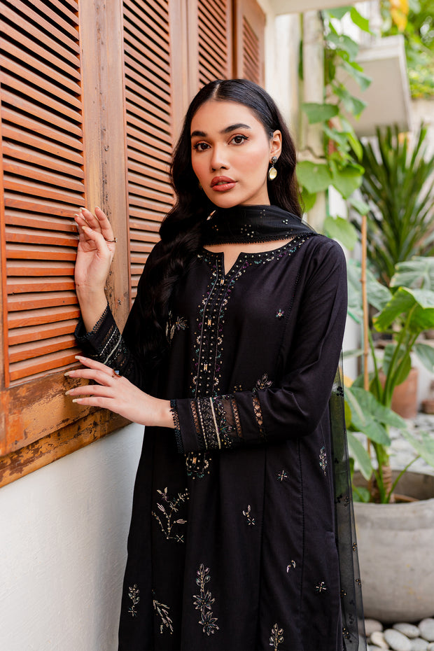 Nairobi 3Pc - Embroidered Karandi Dress