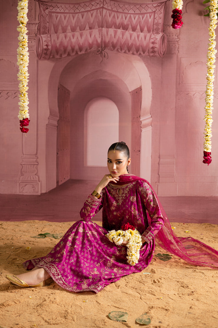 Bahara 3Pc - Printed Lawn Dress