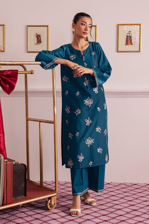 Junett 2Pc - Embroidered Casual Pret
