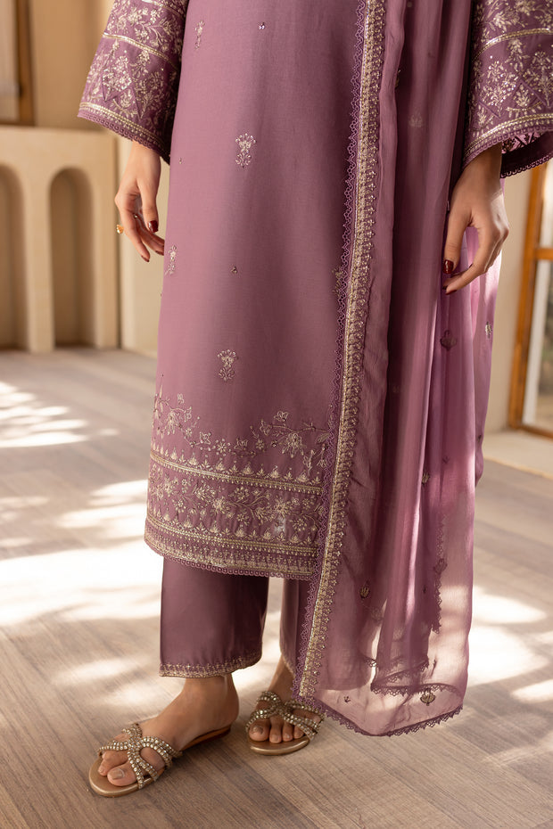 Winkle 3Pc - Embroidered Khaddar Dress