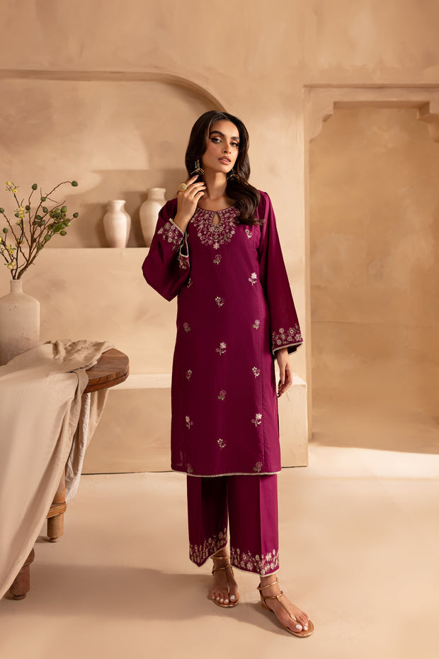 Raasta 2Pc - Embroidered Lawn Dress