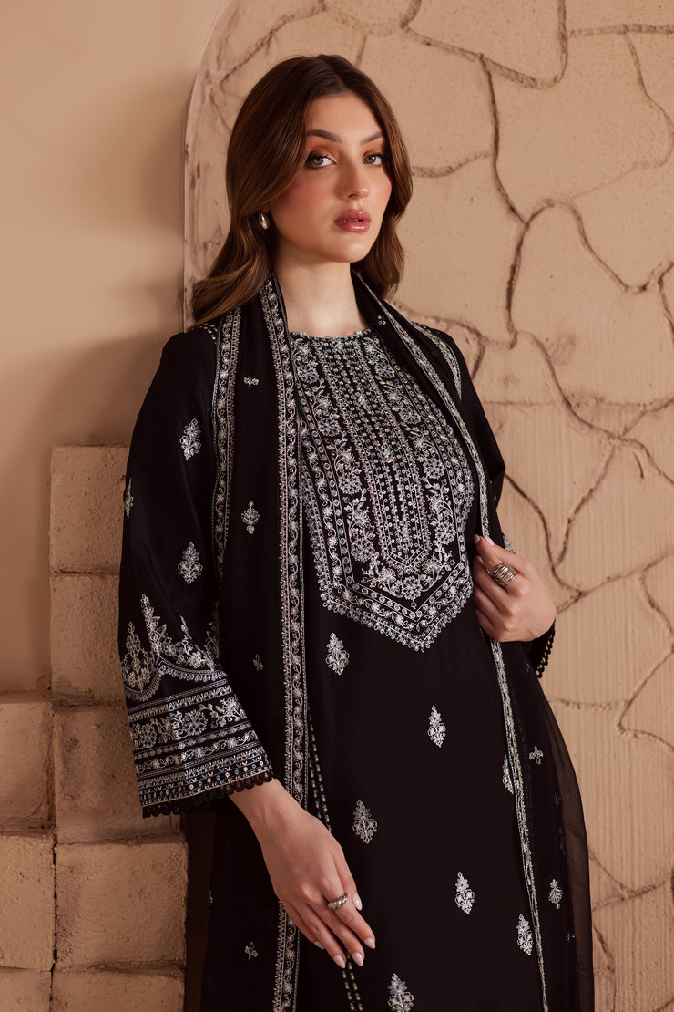 Maneeha 3Pc - Embroidered Lawn Dress