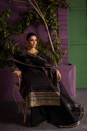 Aylin 3Pc - Embroidered Solid Dress