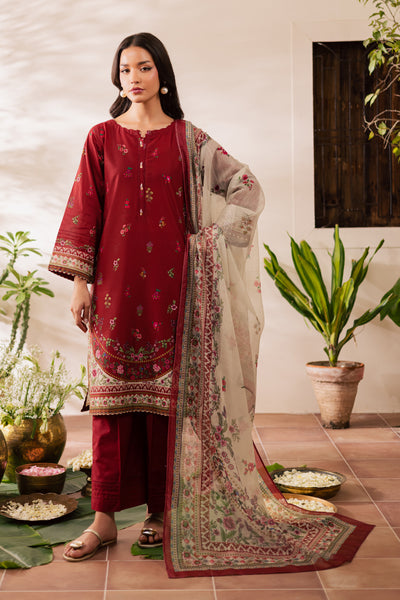 Shayla 3Pc - Printed Casual Pret