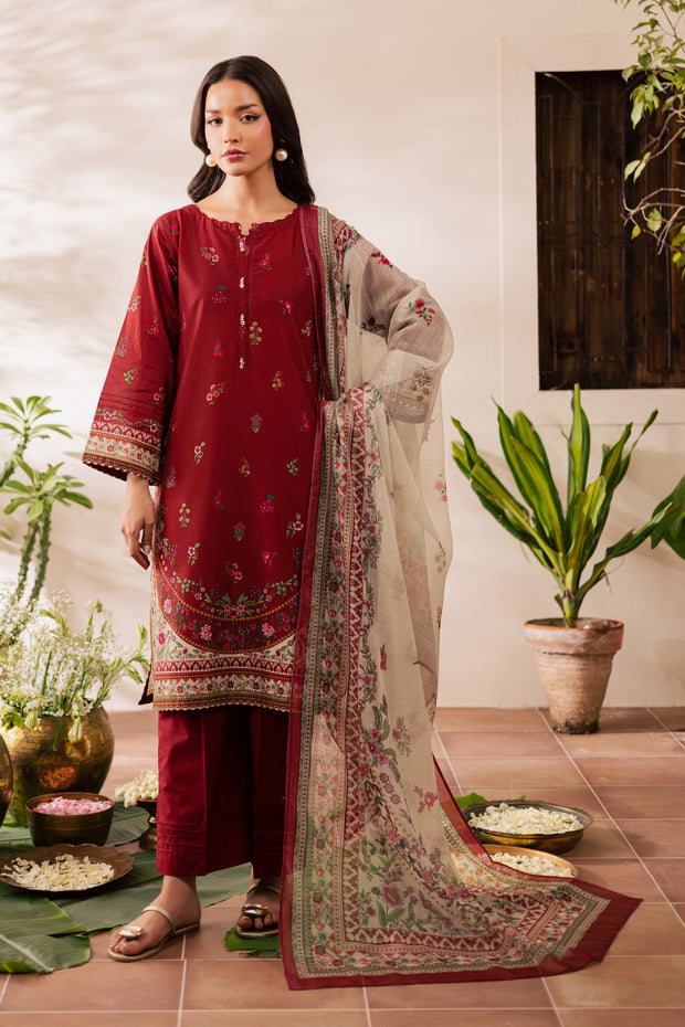 Shayla 3Pc - Printed Casual Pret