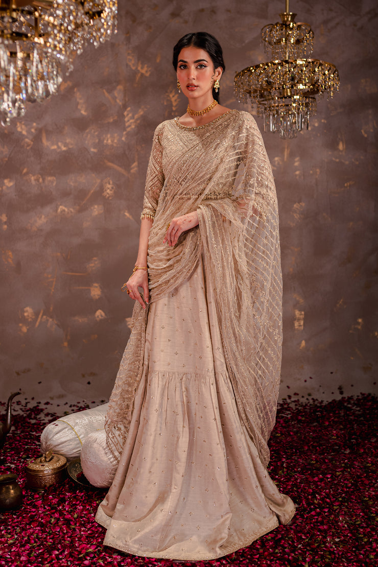 Mahjabeen Saree 3Pc