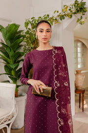 Sheen 3Pc - Embroidered Luxe PRET