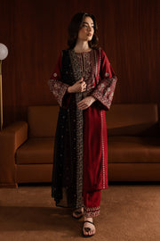 Lamar 3Pc - Embroidered Karandi Dress