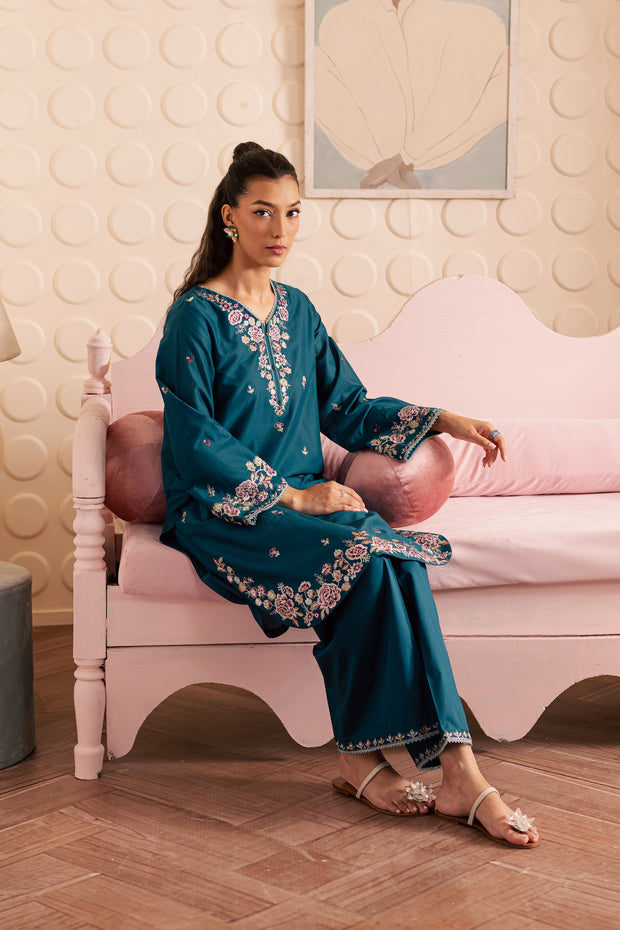 Blue Rose 2Pc - Embroidered Lawn Pret