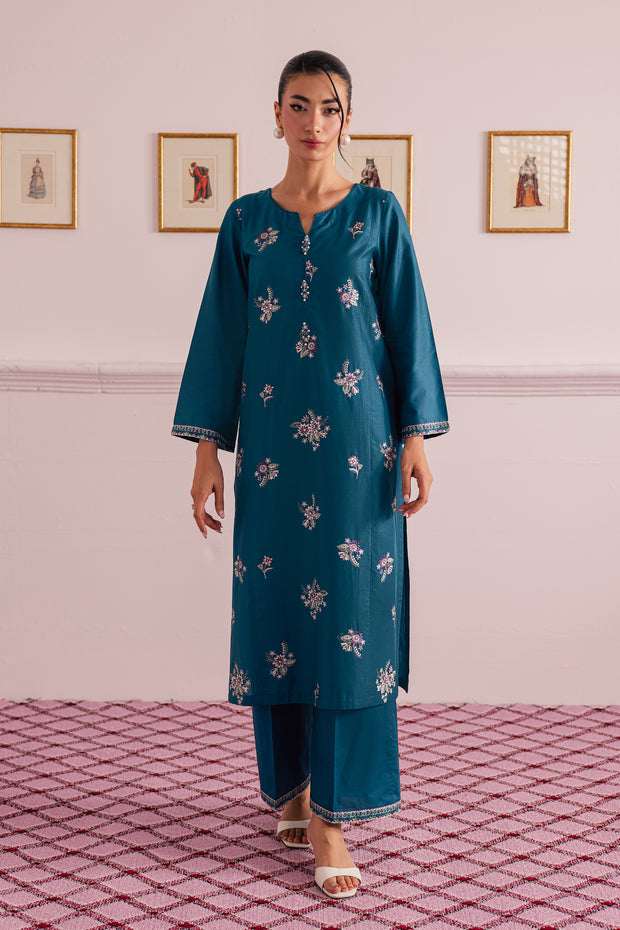 Junett 2Pc - Embroidered Casual Pret
