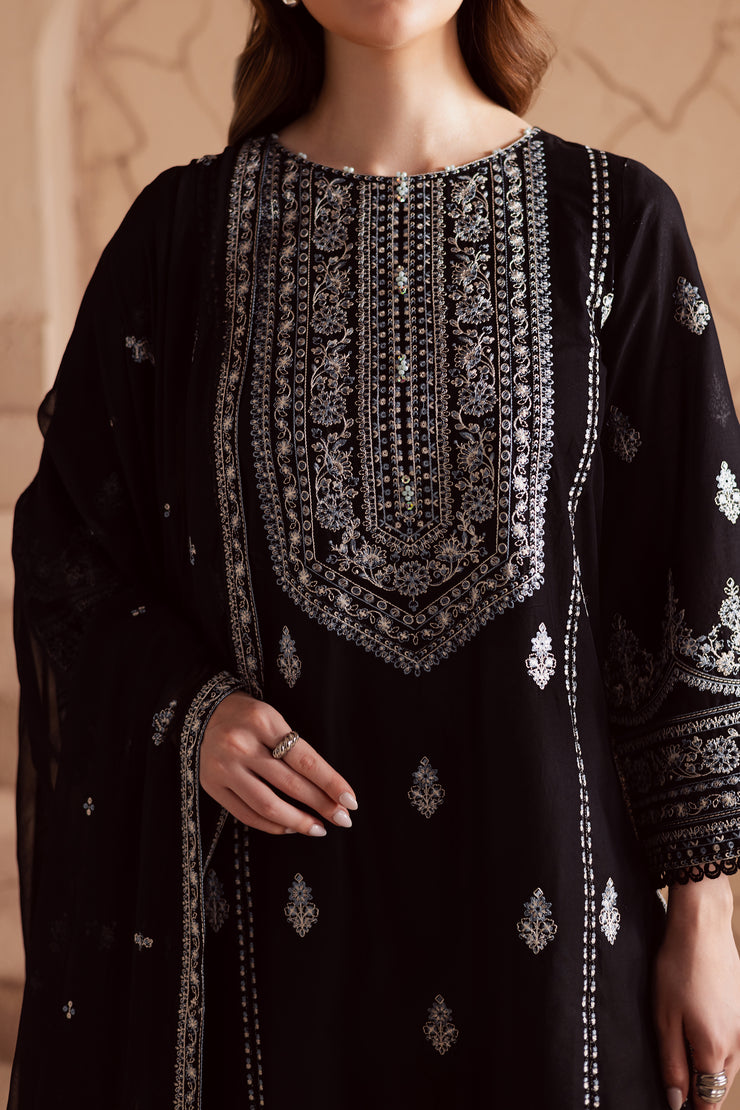 Maneeha 3Pc - Embroidered Lawn Dress