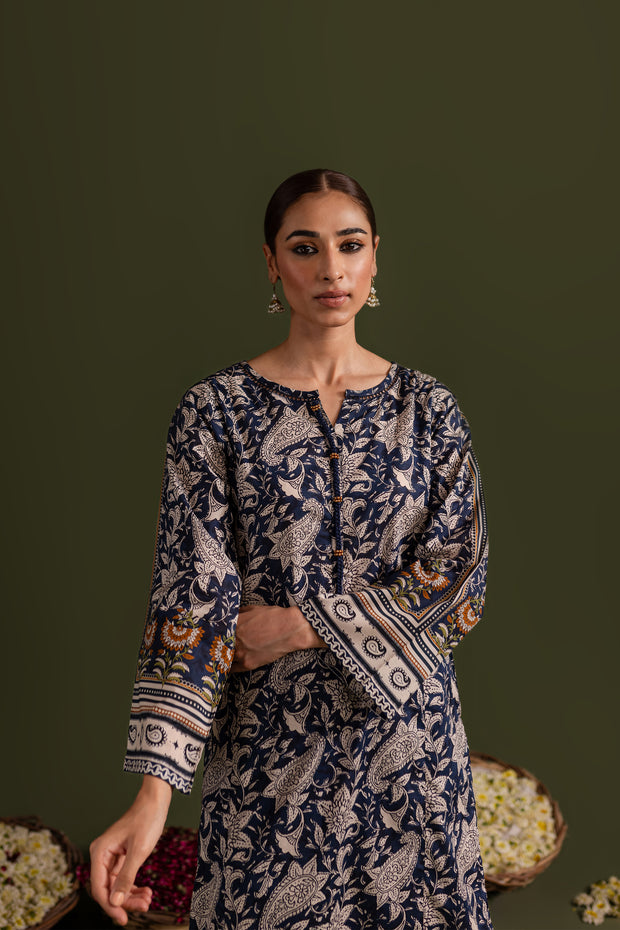 Blue Stone 2Pc - Printed Lawn Dress