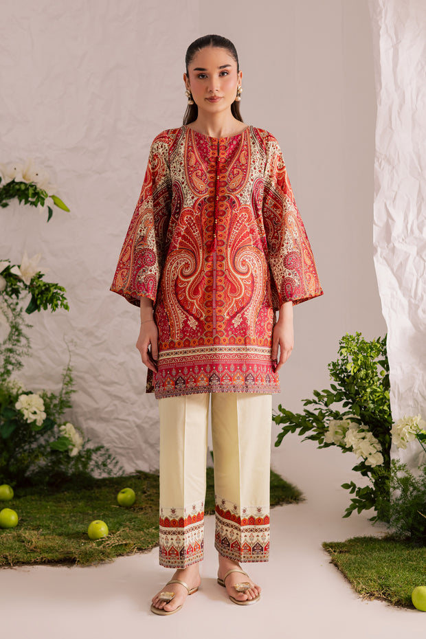 Nellie 2Pc - Printed Lawn Dress