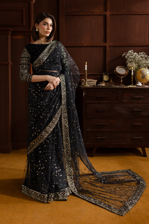 Dune Saree 3Pc - Velvet Luxe Pret