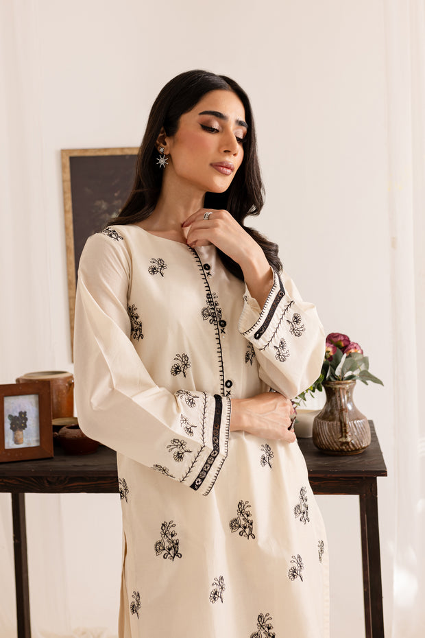 Seashell 2Pc - Embroidered Lawn Dress