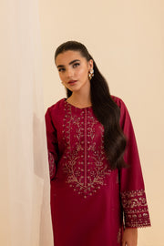 Geemo 2Pc - Embroidered Lawn Dress