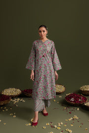 Vivid Sky 2Pc - Printed Lawn Dress