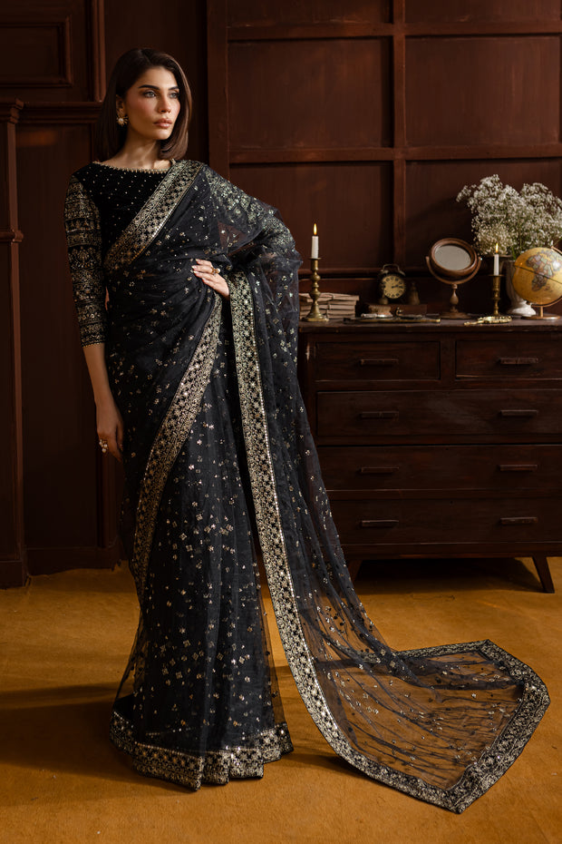 Dune Saree 3Pc - Velvet Luxe Pret