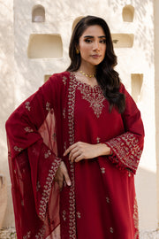 Naaz 3Pc - Embroidered Khaddar Dress