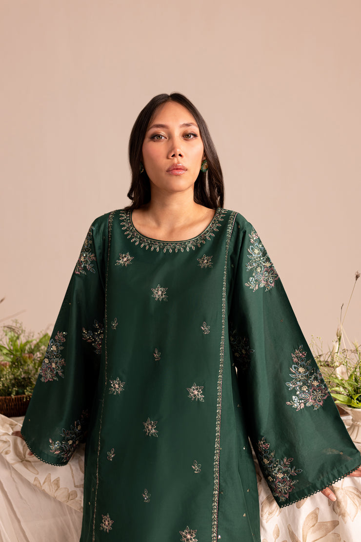 Wabisabi 2Pc - Embroidered Lawn Dress