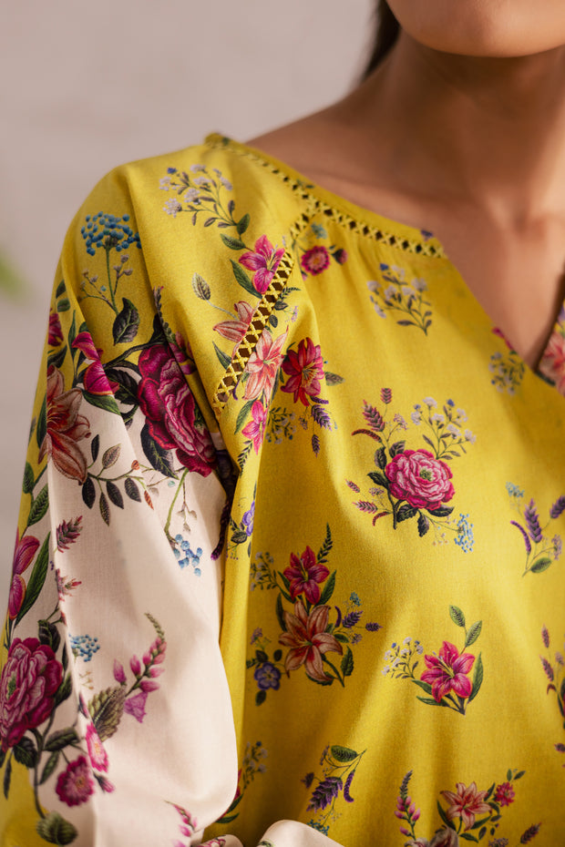 Saffron 2Pc - Printed Lawn Dress