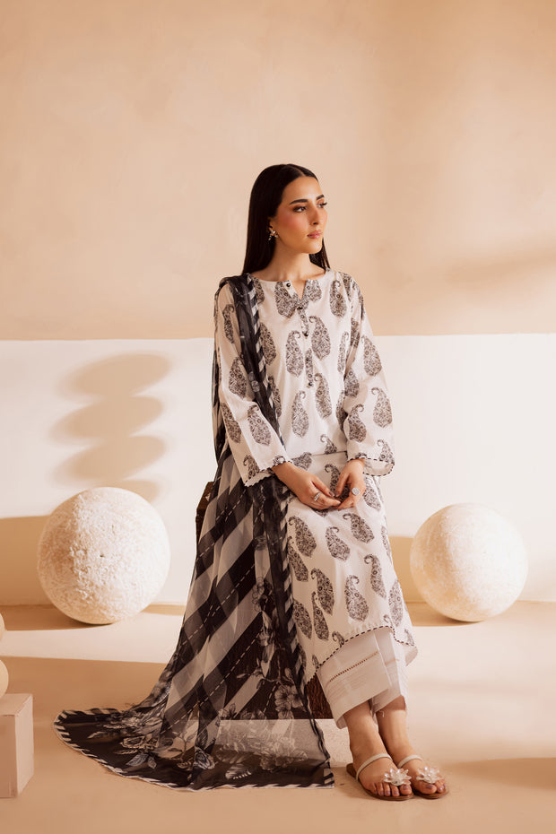 Kakashi 3Pc - Printed Lawn Dress