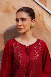 Kenadee 2Pc - Embroidered Khaddar Dress