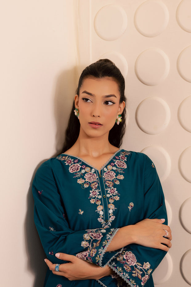 Blue Rose 2Pc - Embroidered Lawn Pret