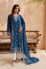 Snow flake 3Pc - Embroidered Khaddar Dress