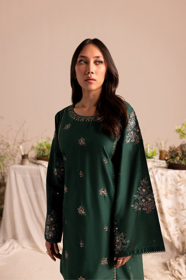 Wabisabi 2Pc - Embroidered Lawn Dress