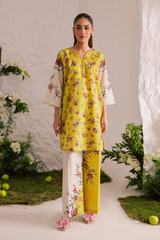 Saffron 2Pc - Printed Lawn Dress
