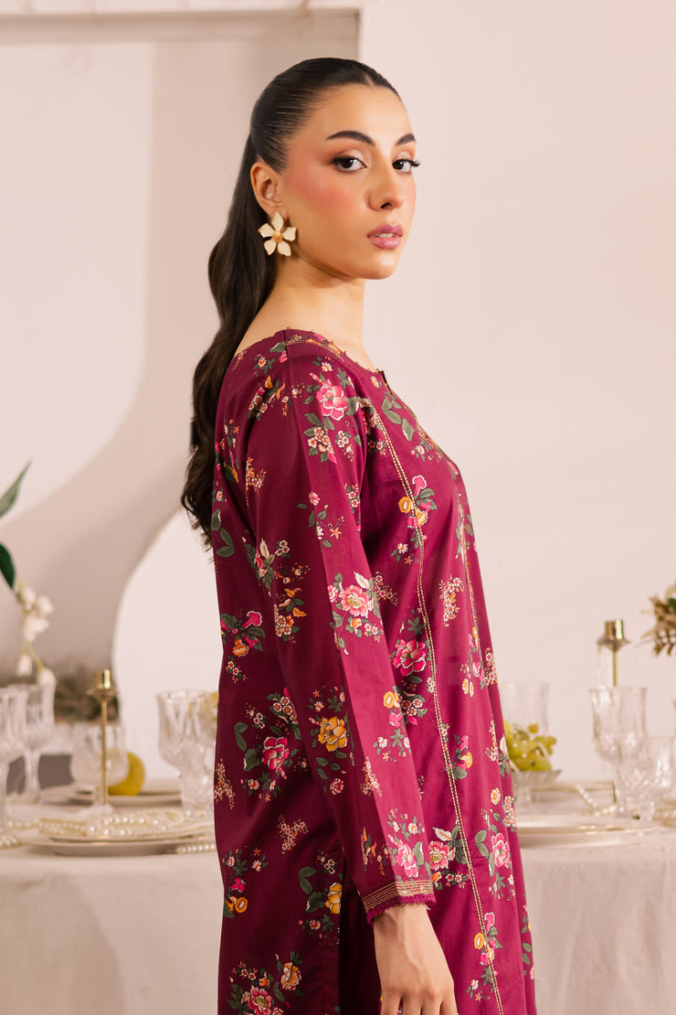 Shizumi 2Pc - Printed Lawn Dress