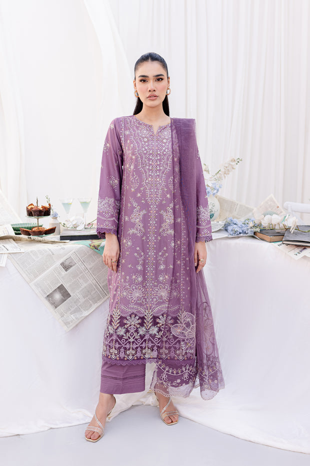 Fern Flower 3Pc - Embroidered Lawn Dress