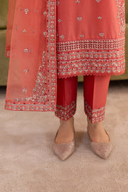 Fika 3Pc - Embroidered Solid Dress