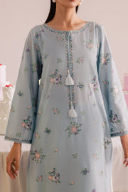 Sky Blush 2Pc - Embroidered Casual Pret