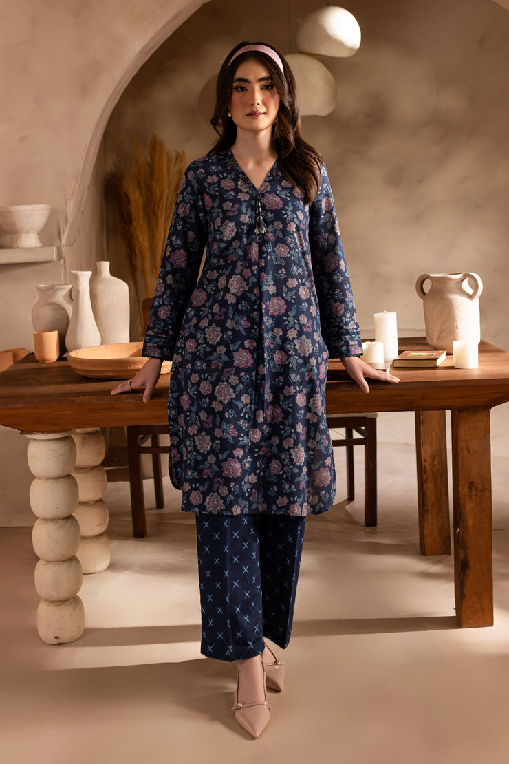 Fritz 2Pc - Printed Khaddar Dress