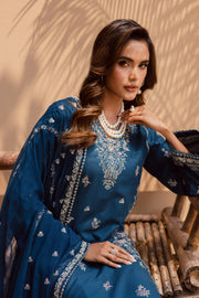 Snow flake 3Pc - Embroidered Khaddar Dress