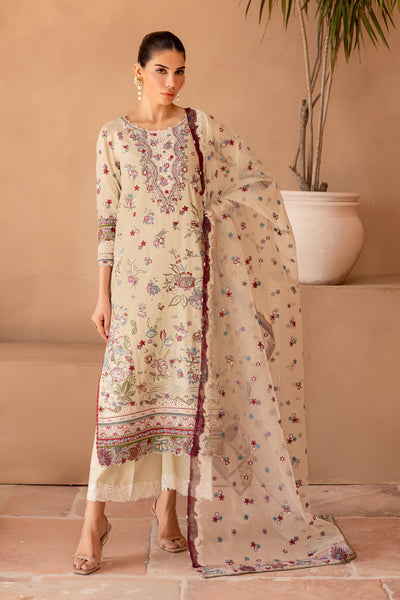 Amiraa 3Pc - Embroidered Luxe Pre