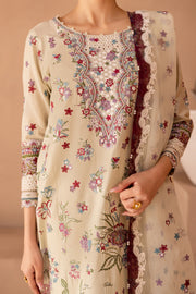 Amiraa 3Pc - Embroidered Luxe Pre