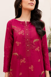 Carnation 2Pc - Embroidered Lawn Dress