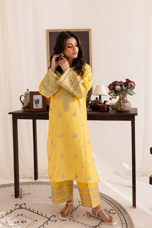 Diyar 2Pc - Embroidered Lawn Dress