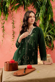 Liana 2Pc - Embroidered Khaddar Dress